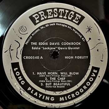 4LP/Box Set Eddie "Lockjaw" Davis: Cookin' With Jaws And The Queen: The Legendary Prestige Cookbook Albums LTD