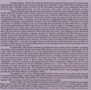 CD Eddie South: Black Gypsy (The Complete Victor, Gramophone, And ARC Recordings, 1927-1934)