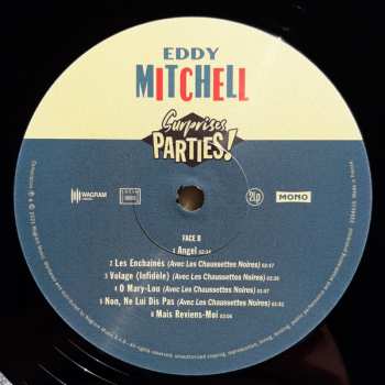2LP Eddy Mitchell: Ses Plus Belles Chansons Et Leur Version Américaine