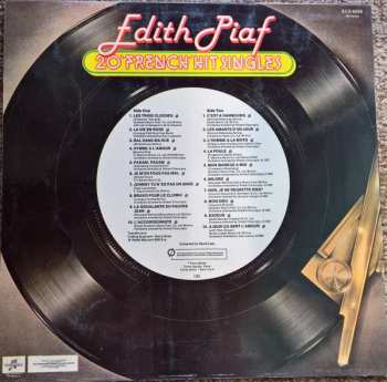 LP Edith Piaf: 20 'French' Hit Singles