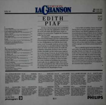 LP Edith Piaf: Edition La Chanson - Edith Piaf / Vol. VI