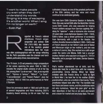 3CD Edith Piaf: Essential Original Albums