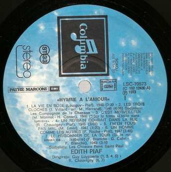 3LP/Box Set Edith Piaf: Hymne À L'Amour