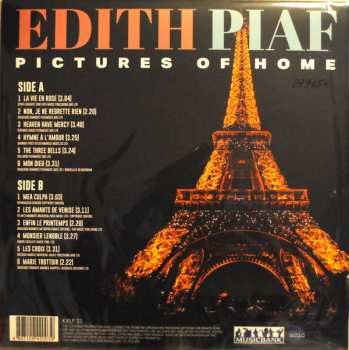 LP Edith Piaf: Pictures Of Home