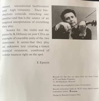 CD Sergei Prokofiev: Debussy • Honegger • Kodály • Prokofiev