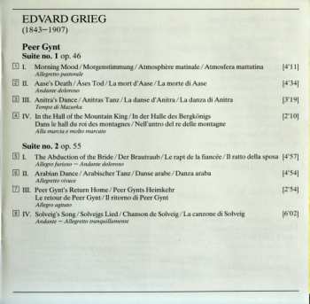 CD Edvard Grieg: Peer Gynt Suites • Holberg Suite / Finlandia • Valse Triste