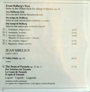 CD Edvard Grieg: Peer Gynt Suites • Holberg Suite / Finlandia • Valse Triste