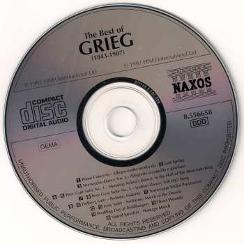 CD Edvard Grieg: The Best Of Grieg