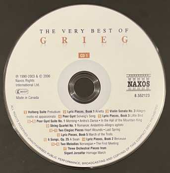 2CD Edvard Grieg: The Very Best Of Grieg