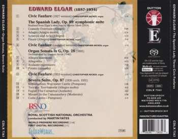 SACD Sir Edward Elgar: The Spanish Lady / Organ Sonata / Severn Suite / Three Civic Fanfares