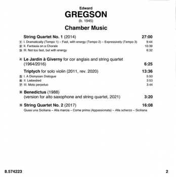 CD Edward Gregson: Chamber Music