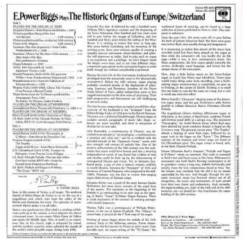 6CD/Box Set E. Power Biggs: Plays Historic Organs Of Europe