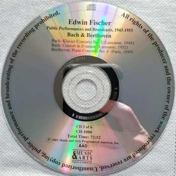 6CD/Box Set Edwin Fischer: The Legacy Of A Great Pianist (Concert Performances And Broadcasts 1943-1953)