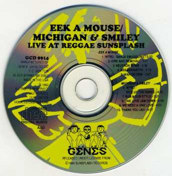 CD Eek-A-Mouse: Live At Reggae Sunsplash