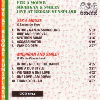 CD Eek-A-Mouse: Live At Reggae Sunsplash
