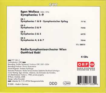 4CD/Box Set RSO Wien: Symphonies 1–9