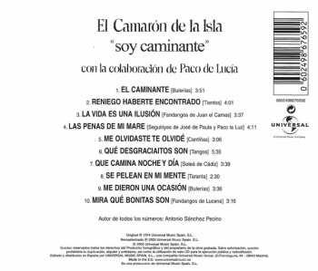 CD Paco De Lucía: Soy Caminante