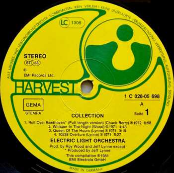 LP Electric Light Orchestra: Collection