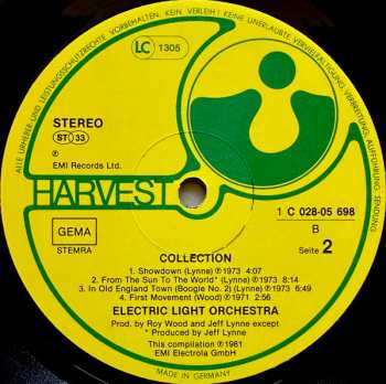 LP Electric Light Orchestra: Collection