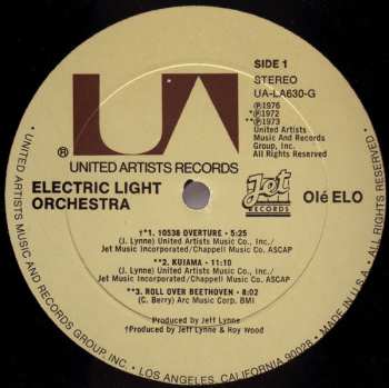 LP Electric Light Orchestra: Olé ELO