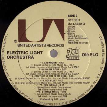 LP Electric Light Orchestra: Olé ELO