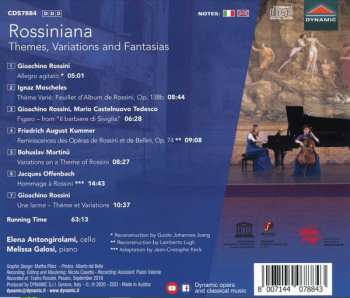 CD Elena Antongirolami: Rossiniana: Themes, Variations And Fantasias