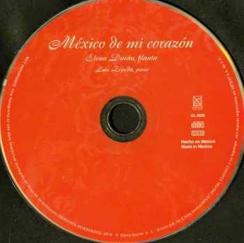 CD Elena Duran: México De Mi Corazón