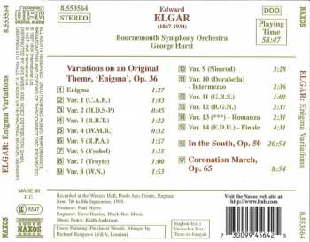 CD Sir Edward Elgar: Enigma Variations / In The South / Coronation March