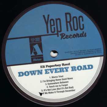 LP Eli "Paperboy" Reed: Down Every Road