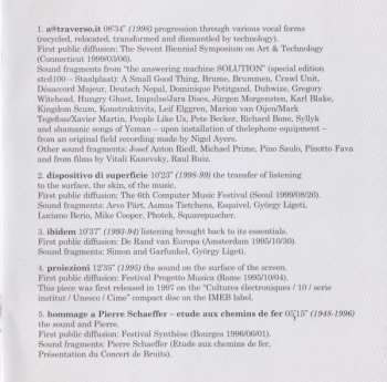 CD Elio Martusciello: Unoccupied Areas