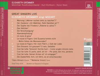 CD Wolfgang Amadeus Mozart: Great Singers Live