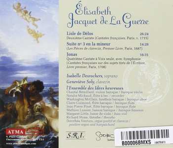 CD Élisabeth Jacquet de La Guerre: Lisle de Délos, Jonas, Suite de Clavecin No. 3