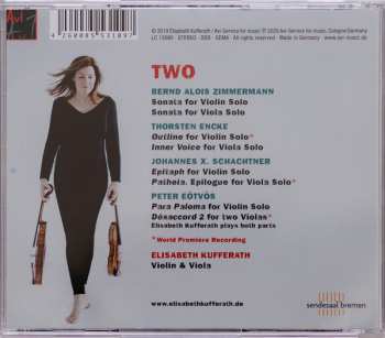 CD Bernd Alois Zimmermann: Two