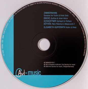 CD Bernd Alois Zimmermann: Two