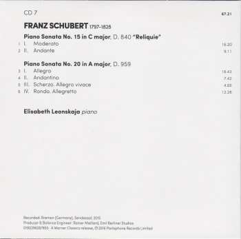 8CD/Box Set Franz Schubert: The Complete Piano Sonatas