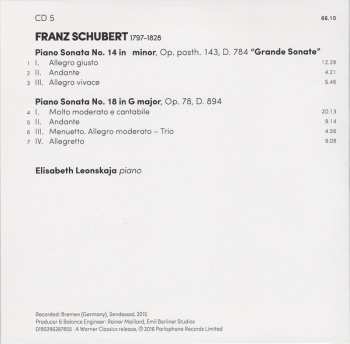 8CD/Box Set Franz Schubert: The Complete Piano Sonatas