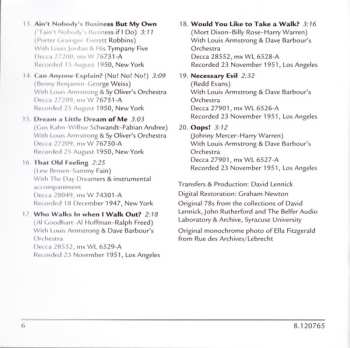 CD Ella Fitzgerald: Ella And Company (Vol.4 Original 1943-1951 Recordings)