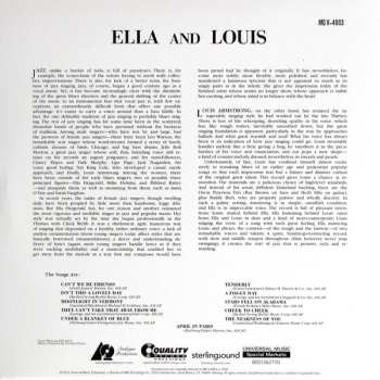 2LP Louis Armstrong: Ella And Louis