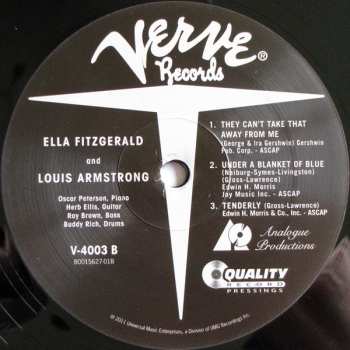 2LP Louis Armstrong: Ella And Louis