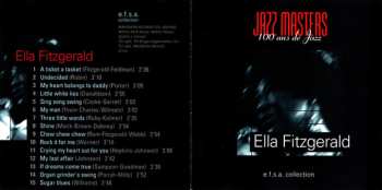 CD Ella Fitzgerald: Jazz Masters (100 Ans De Jazz)
