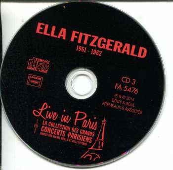 3CD Ella Fitzgerald: Live In Paris 1957-1962
