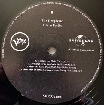 LP Ella Fitzgerald: Mack The Knife (The Complete Ella In Berlin)