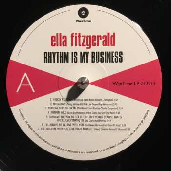 LP Ella Fitzgerald: Rhythm Is My Business LTD