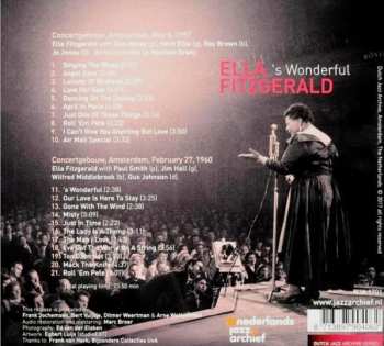 CD Ella Fitzgerald: 's Wonderful (Live In Amsterdam 1957 &1960)