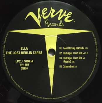 2LP Ella Fitzgerald: The Lost Berlin Tapes