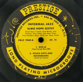 LP Elmo Hope Sextet: Informal Jazz LTD