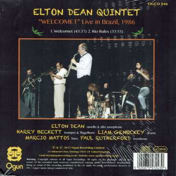 CD Elton Dean Quintet: Welcomet (Live In Brazil, 1986)