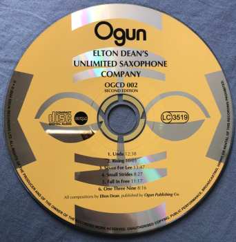 CD Elton Dean's Unlimited Saxophone Company: Elton Dean's Unlimited Saxophone Company - Second Edition