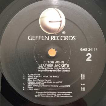 LP Elton John: Leather Jackets