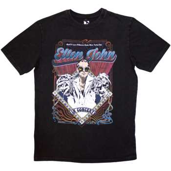 Merch Elton John: Stone Wash T-shirt Psych Vintage
